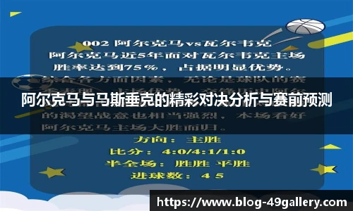 阿尔克马与马斯垂克的精彩对决分析与赛前预测